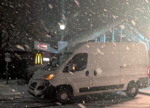 Courier service disruptions caused by severe weather