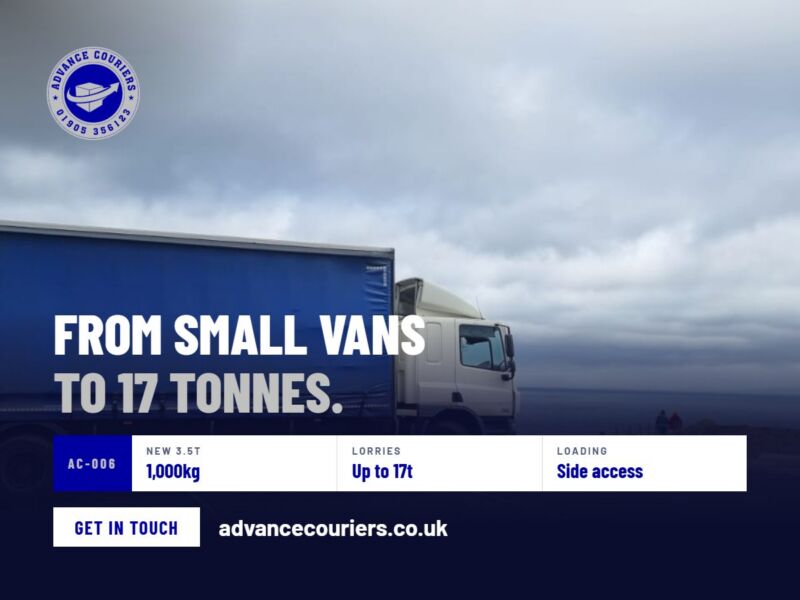 Image for the Tweet beginning: From small vans up to